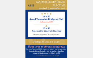 Assemblée générale élective de l'ABJE