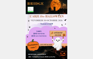 BRIDGE :TOURNOI HALLOWEEN